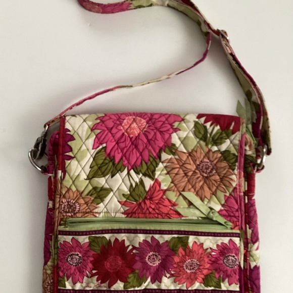 Vera Bradley Hello Dahlia Mini Hipster Crossbody Shoulder Bag - Picture 2 of 12